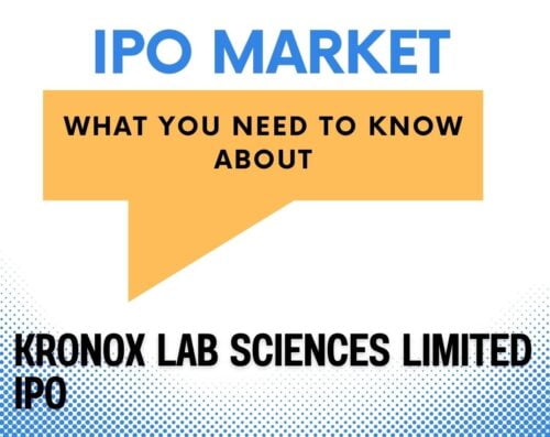 Kronox Lab Sciences Limited IPO